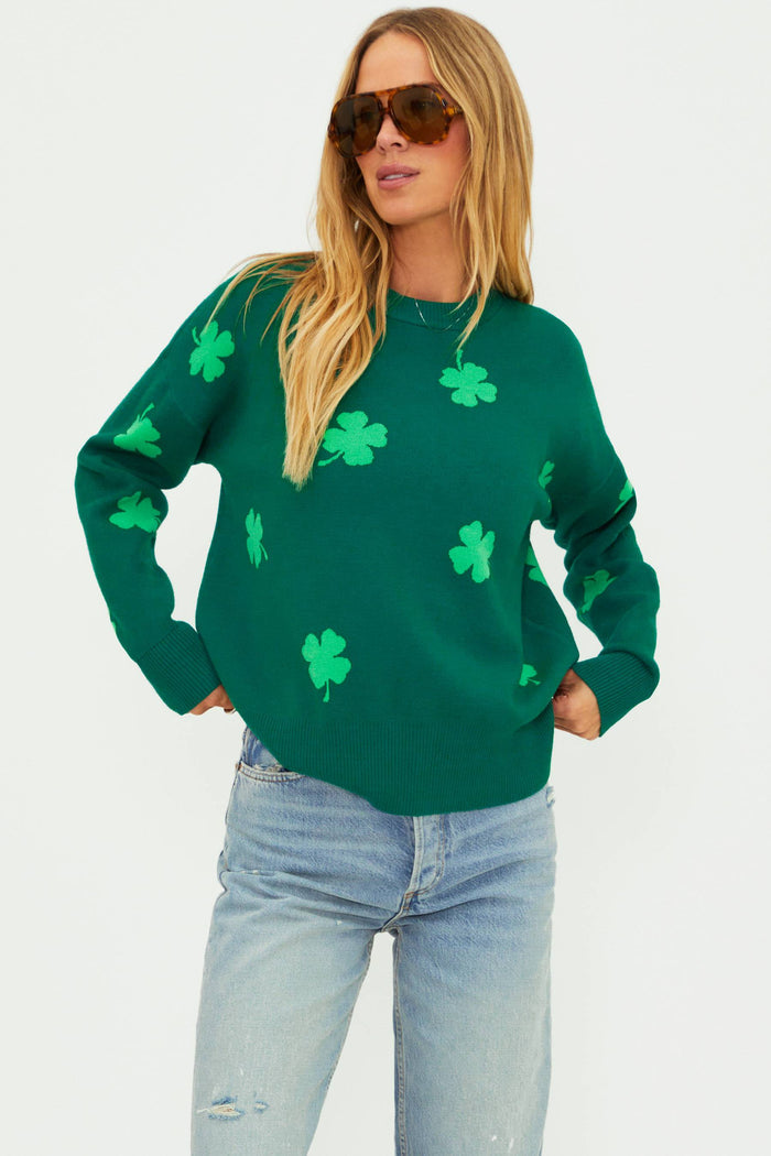 Callie Sweater Clover Green