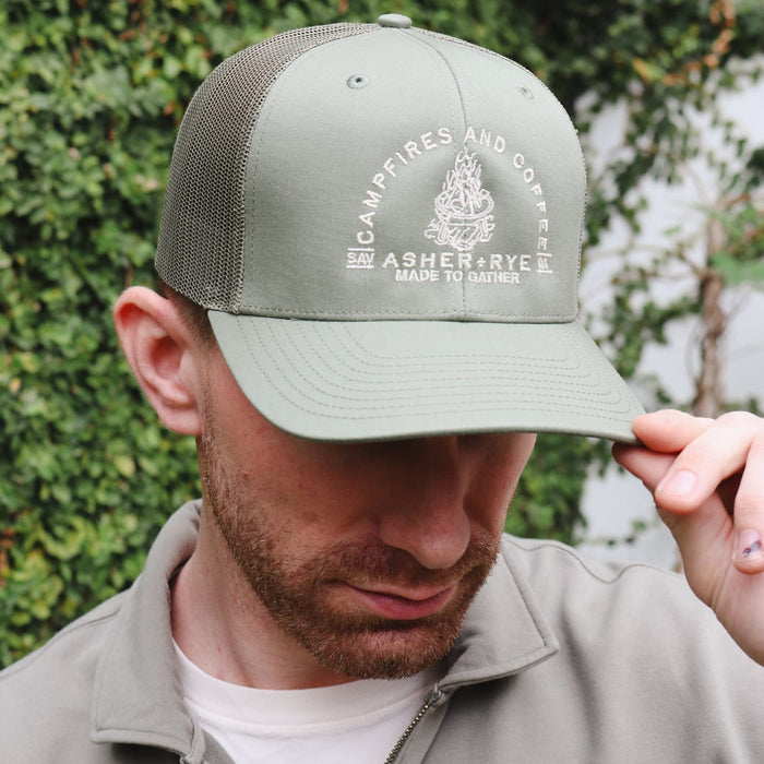 Warehouse Uniform & Embroidery SHOP Campfires + Coffee Hat