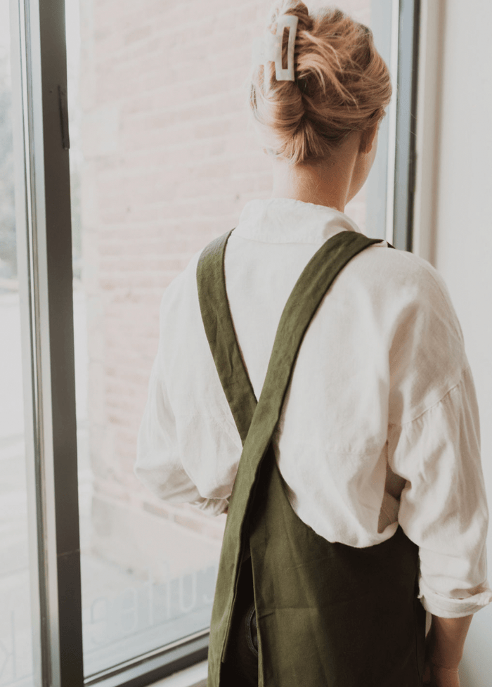The Adorn Co. Aprons Canvas Crossback Apron