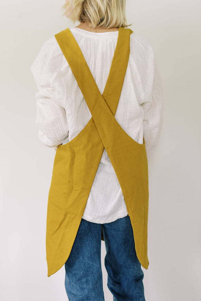 The Adorn Co. Aprons Canvas Crossback Apron