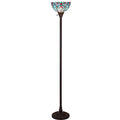 Capulina Tiffany Torchiere Floor Lamp Pole Antique Victorian Style