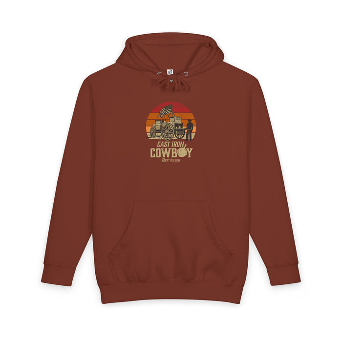 Cast Iron Cowboy -  Adult Heavyweight Hoodie