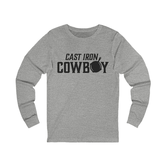 Cast Iron Cowboy Logo Long Sleeved Tee