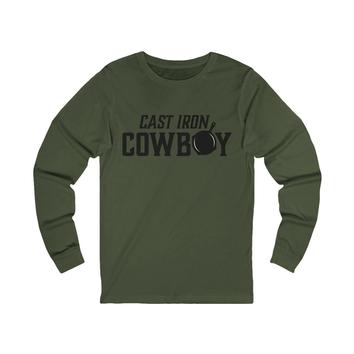 Cast Iron Cowboy Logo Long Sleeved Tee