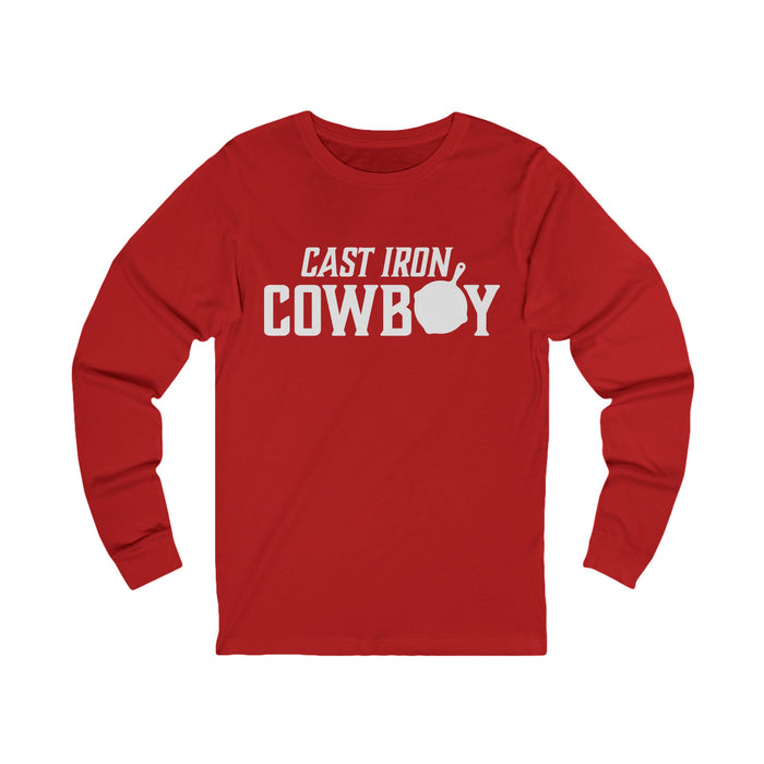 Cast Iron Cowboy Logo Long Sleeved Tee