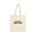 Cast Iron Cowgirl Canvas Tote Bag