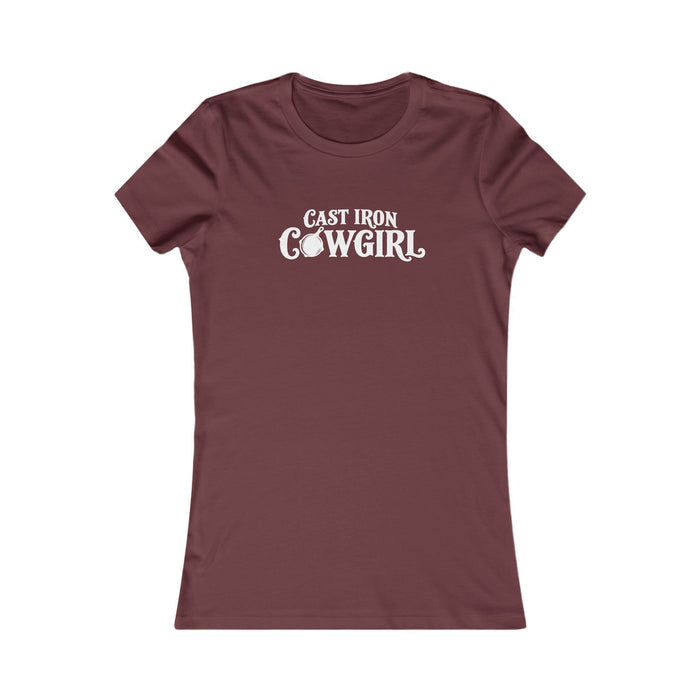 Cast Iron Cowgirl Ladies' T-Shirt