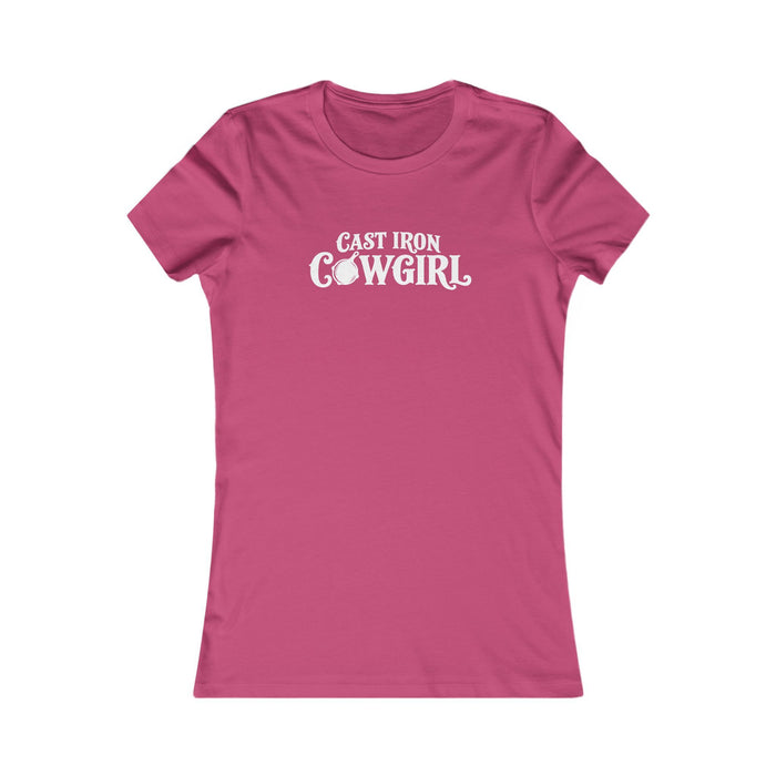 Cast Iron Cowgirl Ladies' T-Shirt