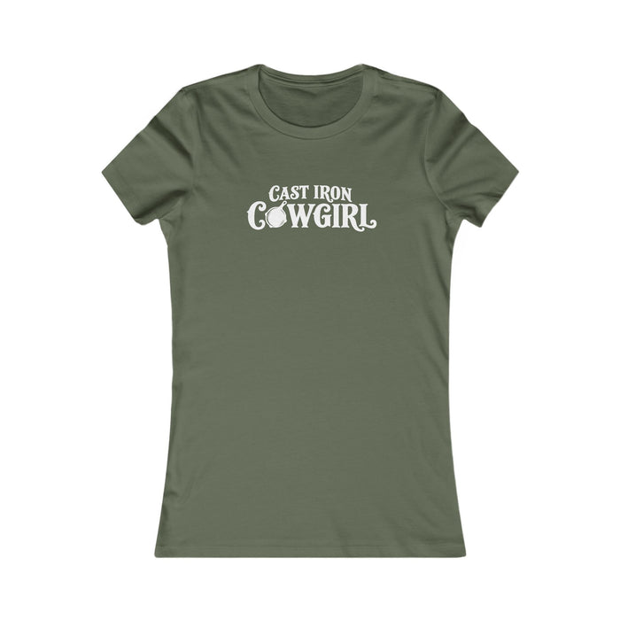 Cast Iron Cowgirl Ladies' T-Shirt