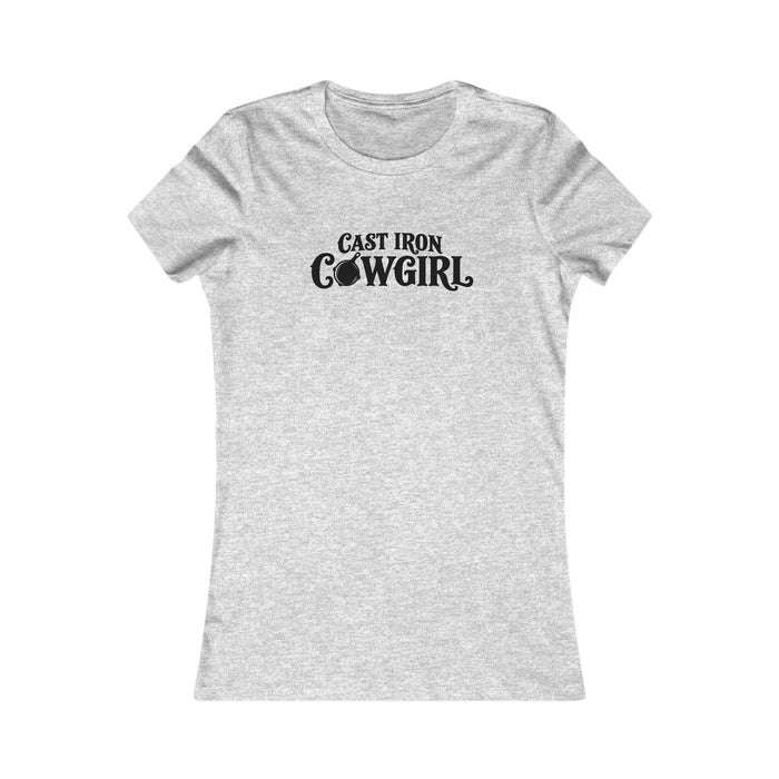 Cast Iron Cowgirl Ladies' T-Shirt