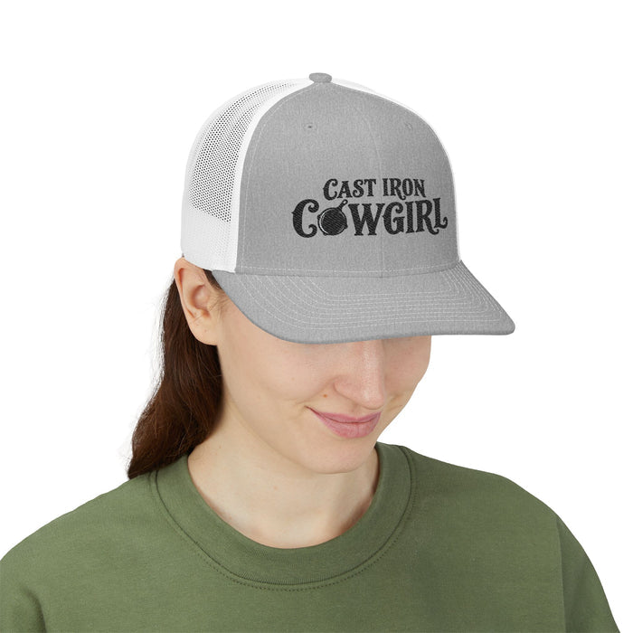 Cast Iron Cowgirl Snapback Trucker Cap