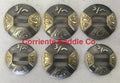 CBCONCH 144 Initials on Slotted Conchos - Corriente Saddle