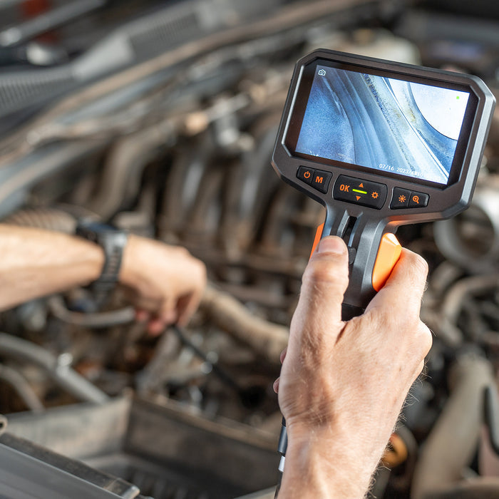 TD450S-R articulating inspection camera with handheld monitor and probe