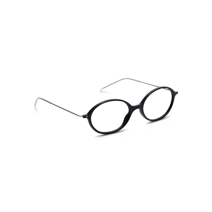 Charming Oval 3D Printed Acetate Hybrid Eyeglasses - Side View | LUKNFIL