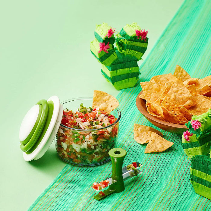 Chef'n Veggie Chop Vegetable Chopper - Green