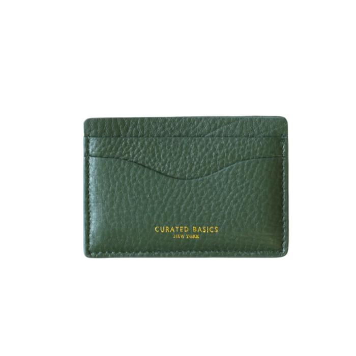 Curated Basics Green Curated Basics - Classic Leather Cardholder