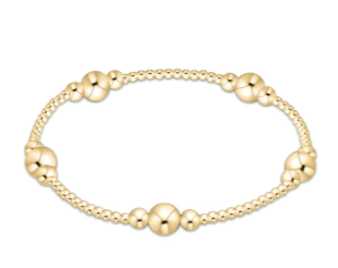 Enewton Classic Purpose Gold 6mm Bead Bracelet