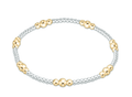 Enewton Classic Purpose Mixed Metal 4mm Bead Bracelet