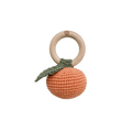 The Blueberry Hill Baby Toys Clementine Crocheted Teether Rattle