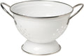 Colander Metal White 1 Quart