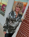 Collared Metallic Shirt