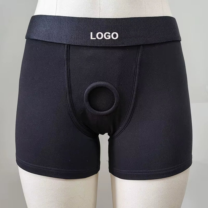 Comfort Pants without Dildo Sexy Harness Wear O-Ring Strap on Boxers 3XL plus Size Packing Underwears