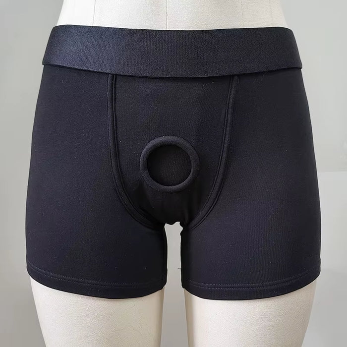 Comfort Pants without Dildo Sexy Harness Wear O-Ring Strap on Boxers 3XL plus Size Packing Underwears