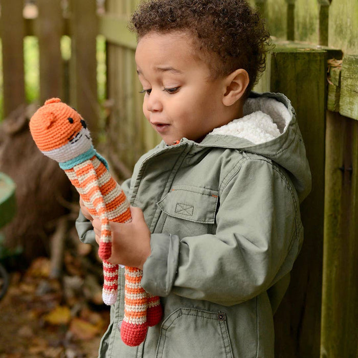 Pebble Toy Crochet Fox Plush