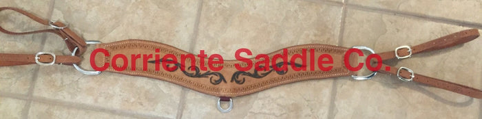 CSBC 164 Roper Tripper Roughout Tribal Tooling - Corriente Saddle