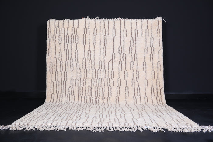 Ivory Moroccan rug -  Contemporary rug - Handmade rug - custom moroccan rugs