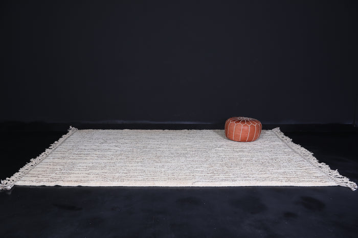 Ivory Moroccan rug -  Contemporary rug - Handmade rug - custom moroccan rugs