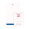 Custom Stationery Gift Certificate - Lettersheet + Envelope