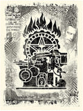 Damaged Stencil Printing Press