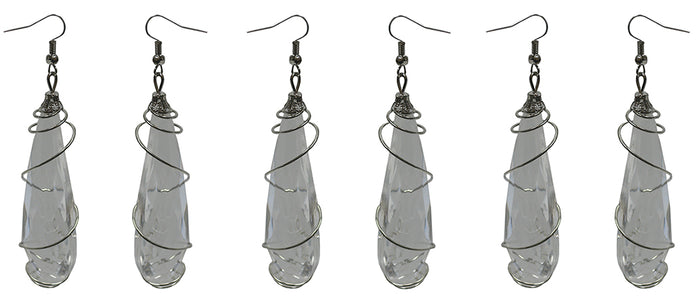 Dangle Earrings Design of a Cylindrical Pendulum Wire Fish Hook for Pierced Ears OD14445