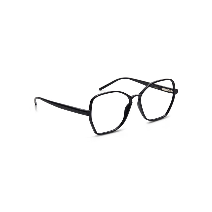 Dazzling Hexagon Ultra-Lightweight 3D Printed Eyeglasses - Side View | LUKNFIL