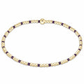 Enewton Deep Purple Gameday Hope Gold Sincerity 2mm Bracelet