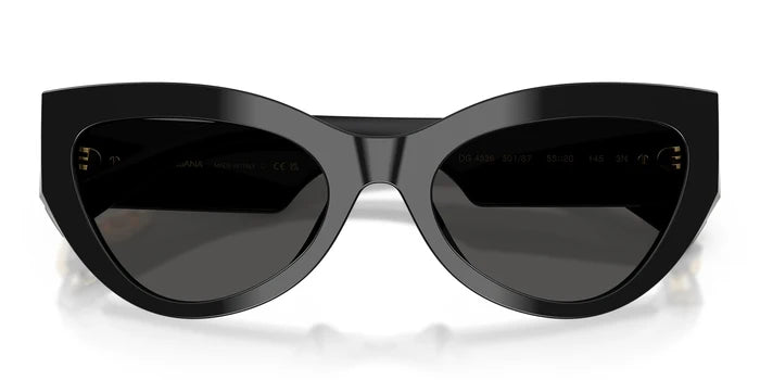 Dolce & Gabbana DG4536-Black With Grey Lenses