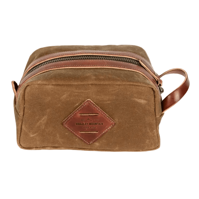 Bradley Mountain Bag Brush Brown Dopp Kit