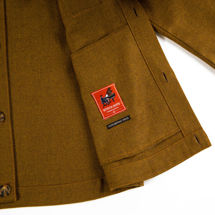 Stitch Note Clothing Melange Wool Jacket in Various Colors