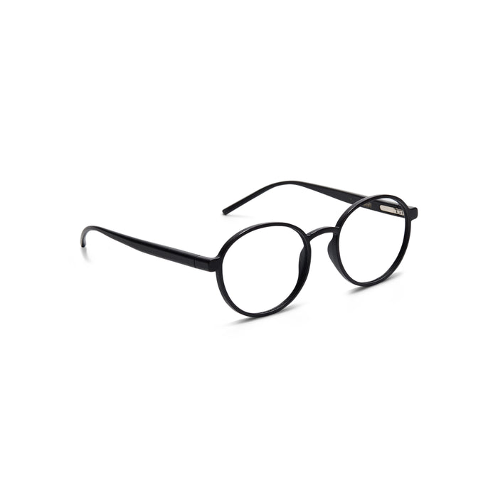 Efficient Round Ultra-Lightweight 3D Printed Eyeglasses - Side View | LUKNFIL