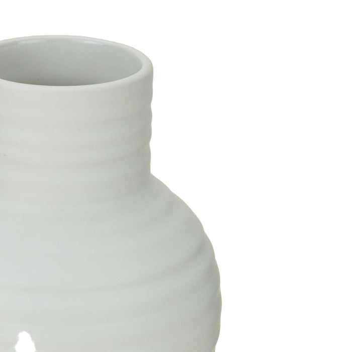 Hawkins New York Vases Essential Ceramic Vase, Bone