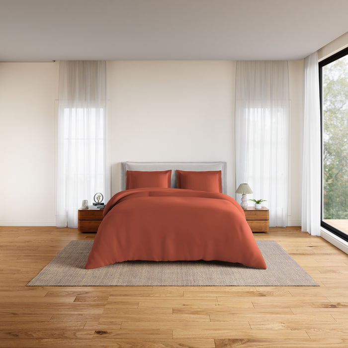 Essentials 100% Cotton Double Quilt, 170 TC, Solid, Bruchetta