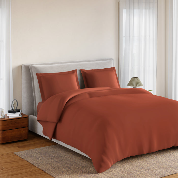 Essentials 100% Cotton Double Quilt, 170 TC, Solid, Bruchetta