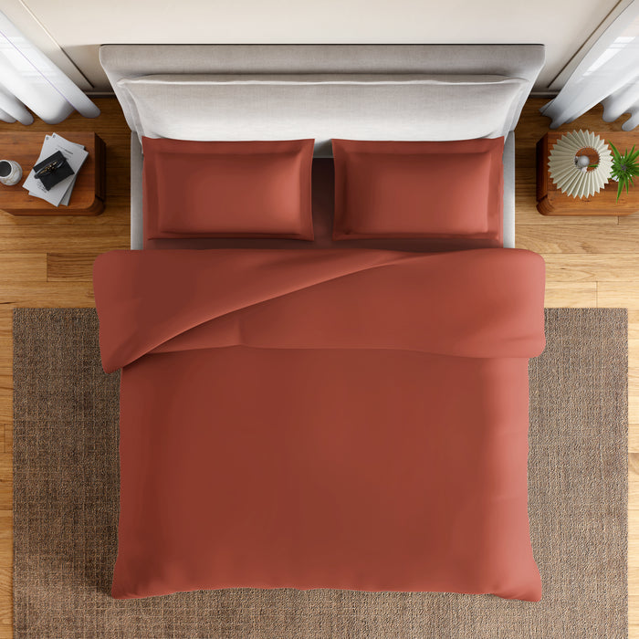 Essentials 100% Cotton Double Quilt, 170 TC, Solid, Bruchetta