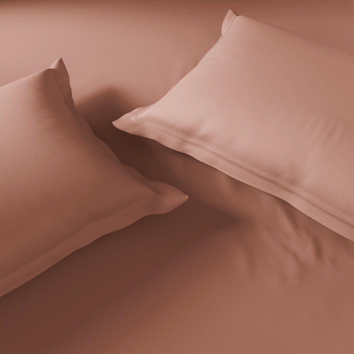 Essentials 100% Cotton Double Quilt, 170 TC, Solid, Mocha Mousse