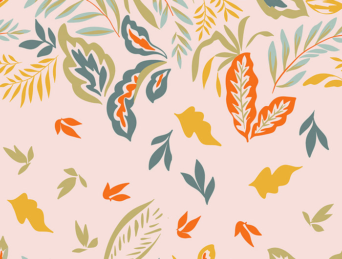 Essentials 100% Cotton Single Quilt, 144 TC, Floral, Light Blush