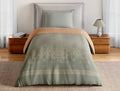 Essentials 100% Cotton Single Quilt, 144 TC, Ornate, Light Grey