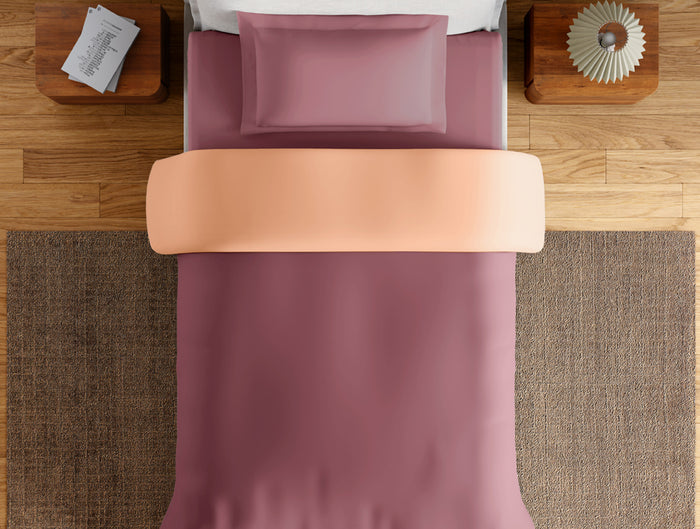 Essentials 100% Cotton Single Quilt, 170 TC, Solid, Buff