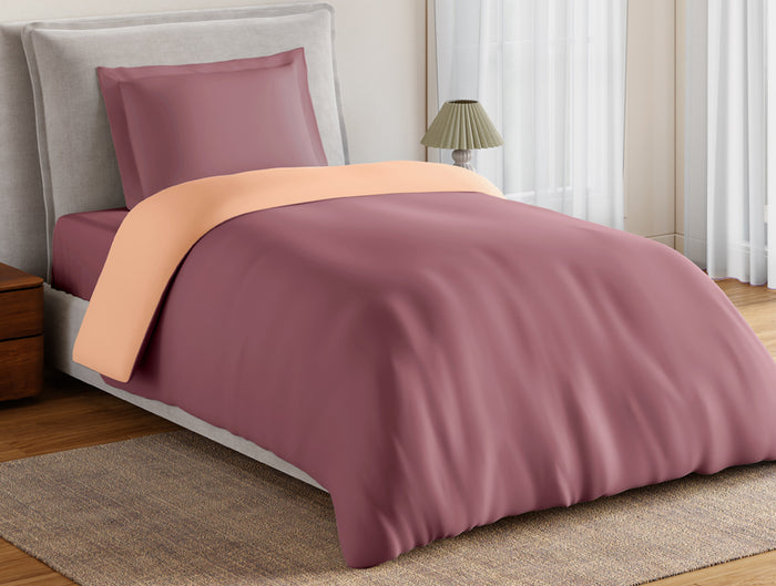 Essentials 100% Cotton Single Quilt, 170 TC, Solid, Buff