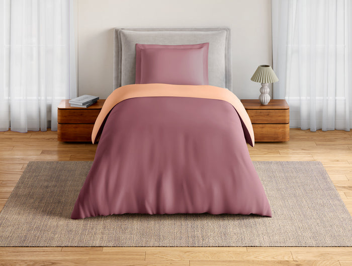 Essentials 100% Cotton Single Quilt, 170 TC, Solid, Buff